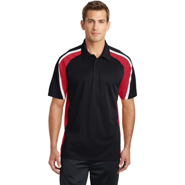 Tricolor Micropique Sport Wick ® Performance Polo Thumbnail