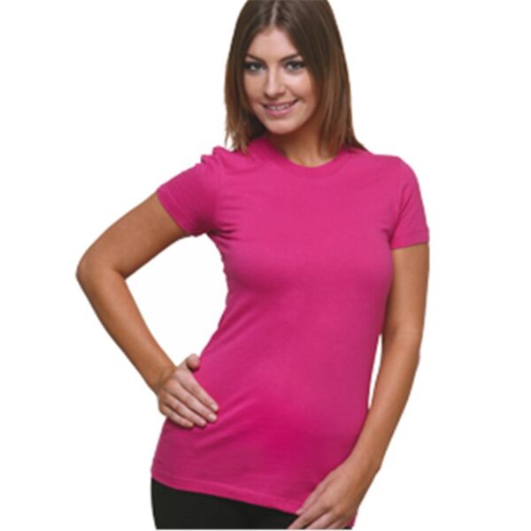 Women's USA-Made Fine Jersey Cotton Tee Thumbnail