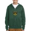 Youth NuBlend® Fleece Full-Zip Hooded Sweatshirt Thumbnail