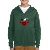 Youth NuBlend® Fleece Full-Zip Hooded Sweatshirt Thumbnail